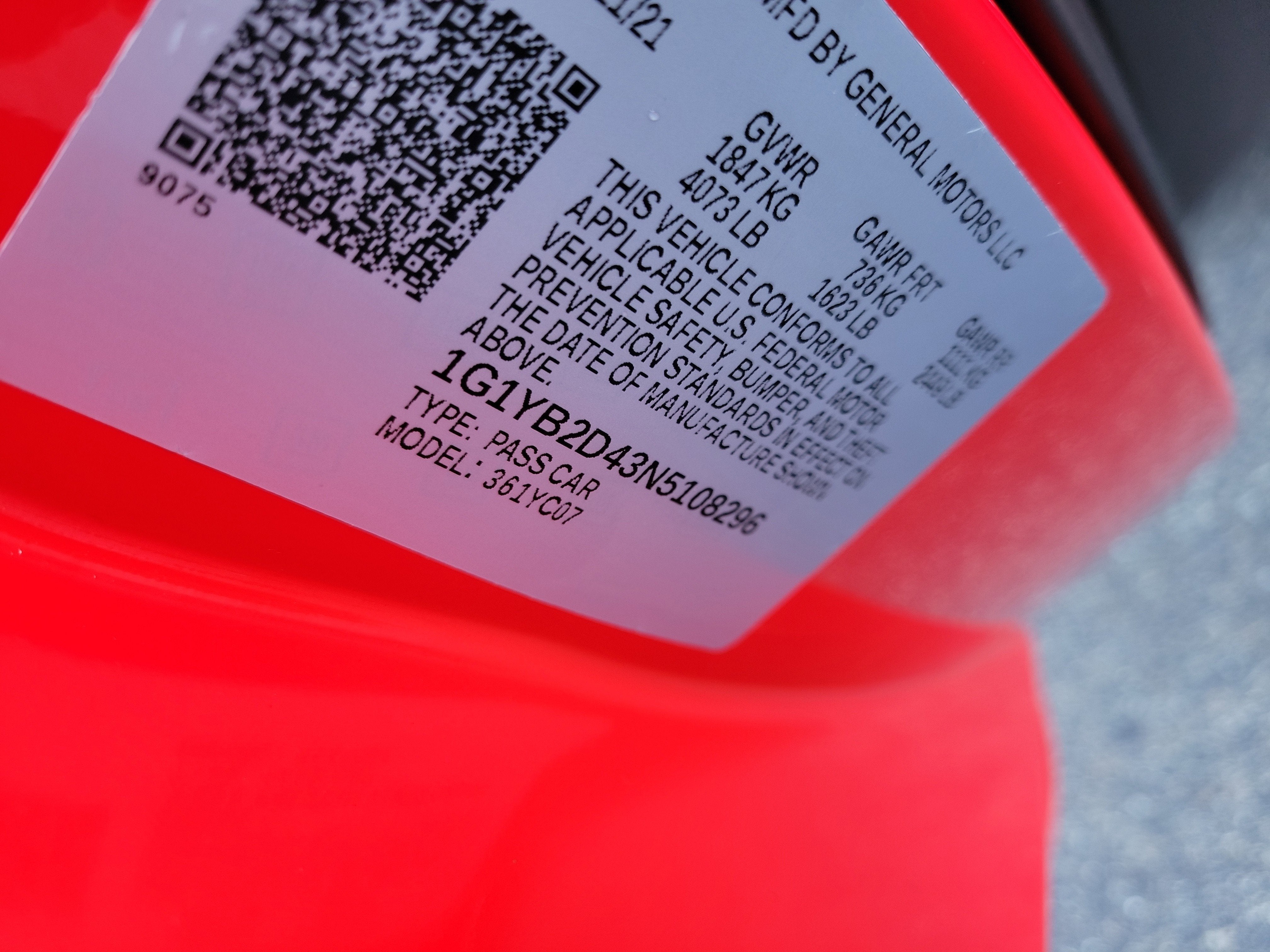 2022 Chevrolet Corvette 2LT