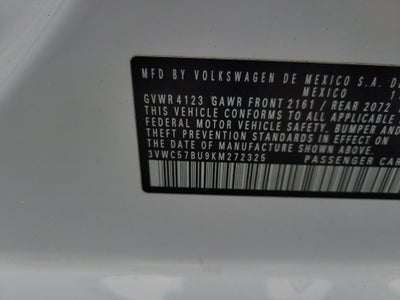 2019 Volkswagen Jetta 1.4T SE