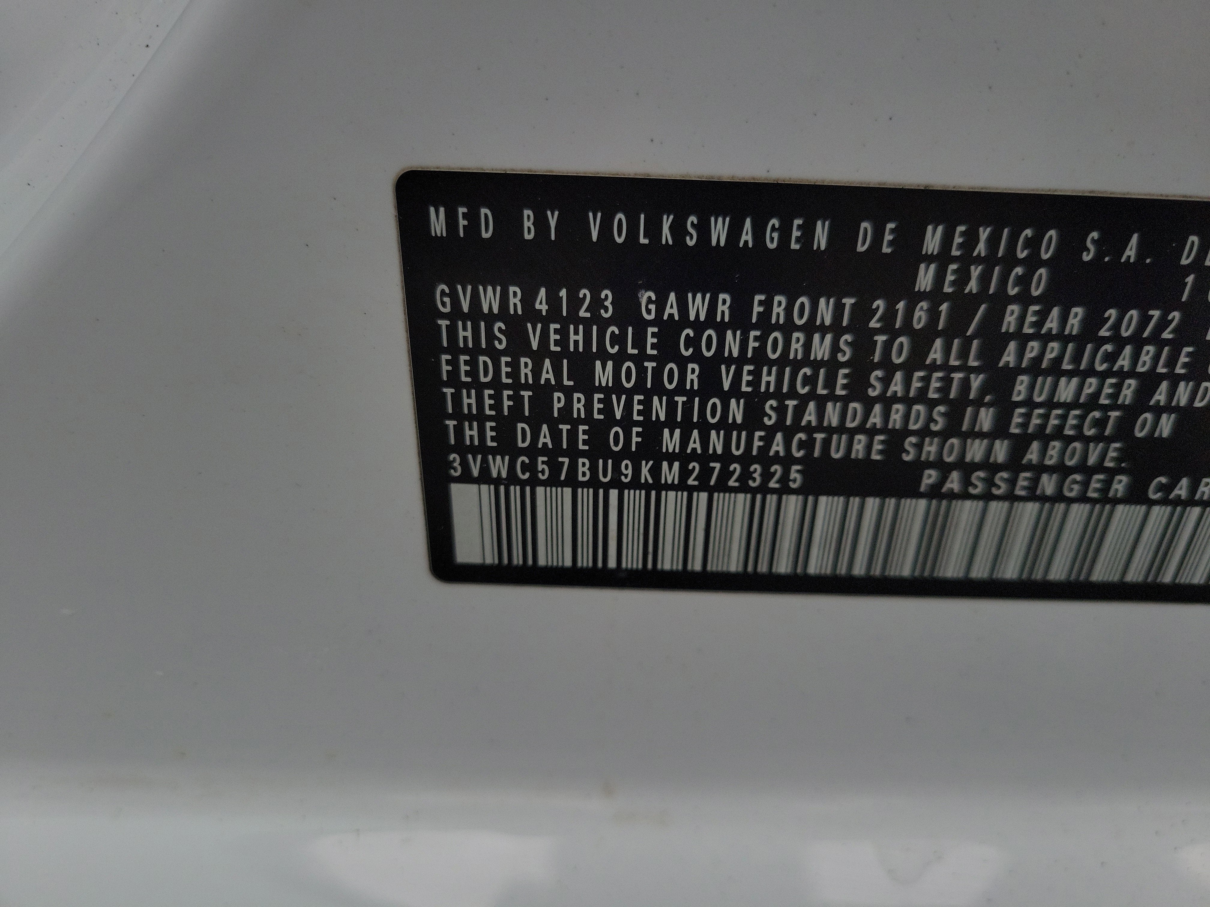 2019 Volkswagen Jetta 1.4T SE