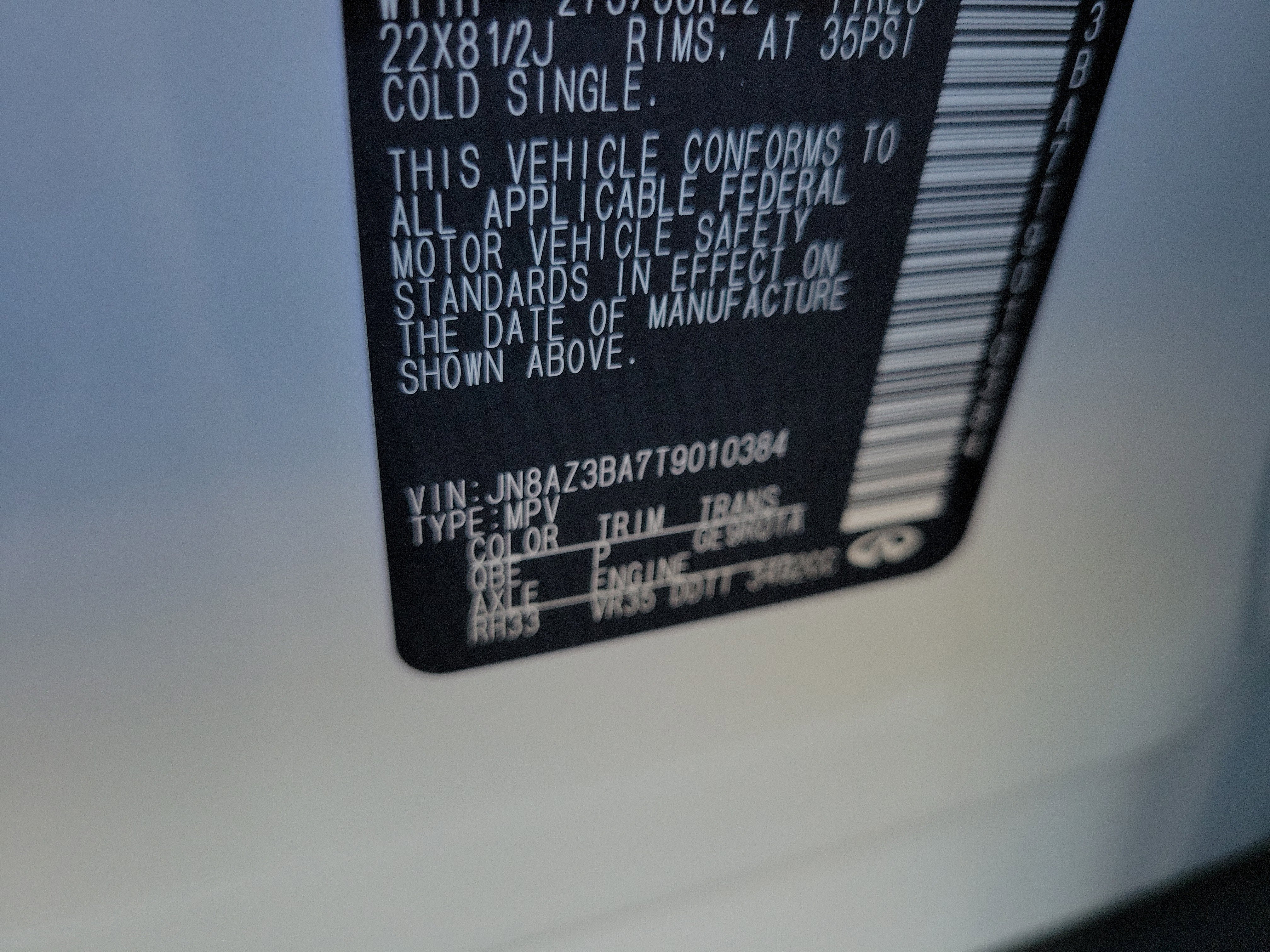 2026 INFINITI QX80 Luxe 2WD