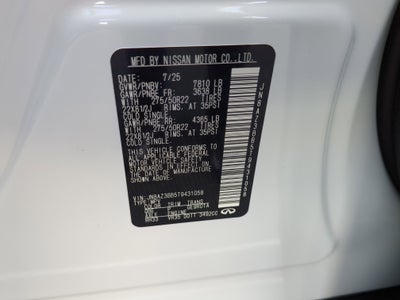 2026 INFINITI QX80 Luxe 4WD