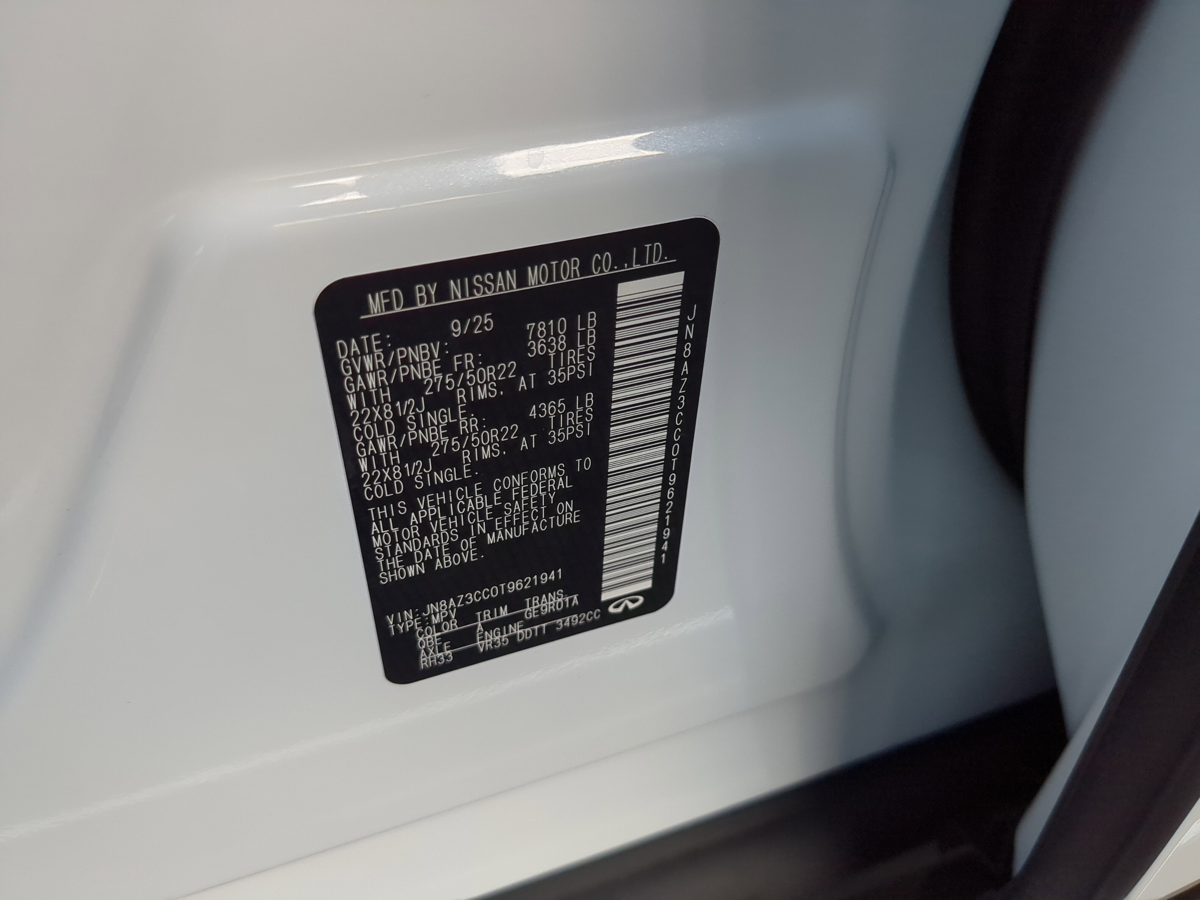 2026 INFINITI QX80 Autograph 4WD