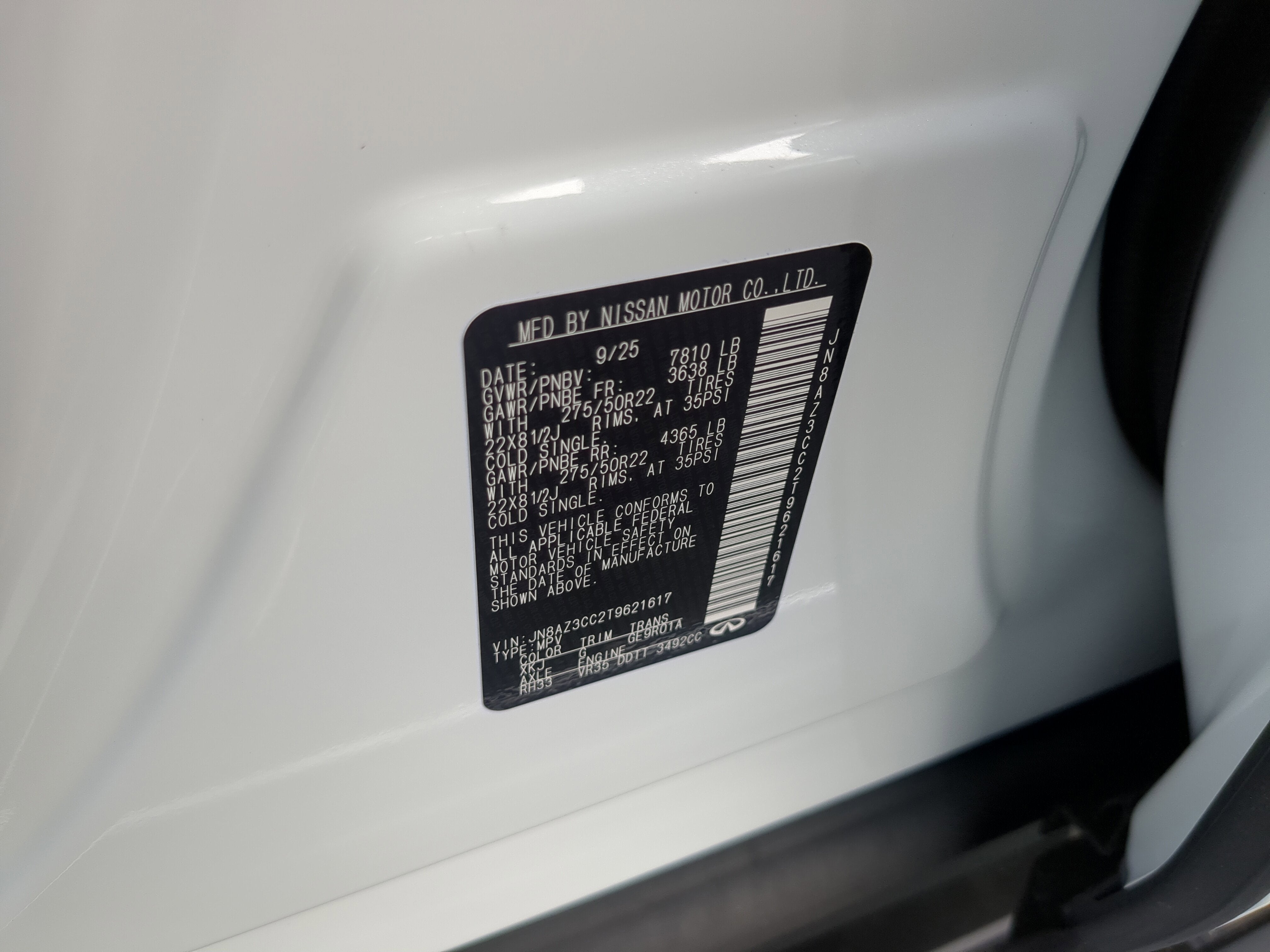 2026 INFINITI QX80 Autograph 4WD