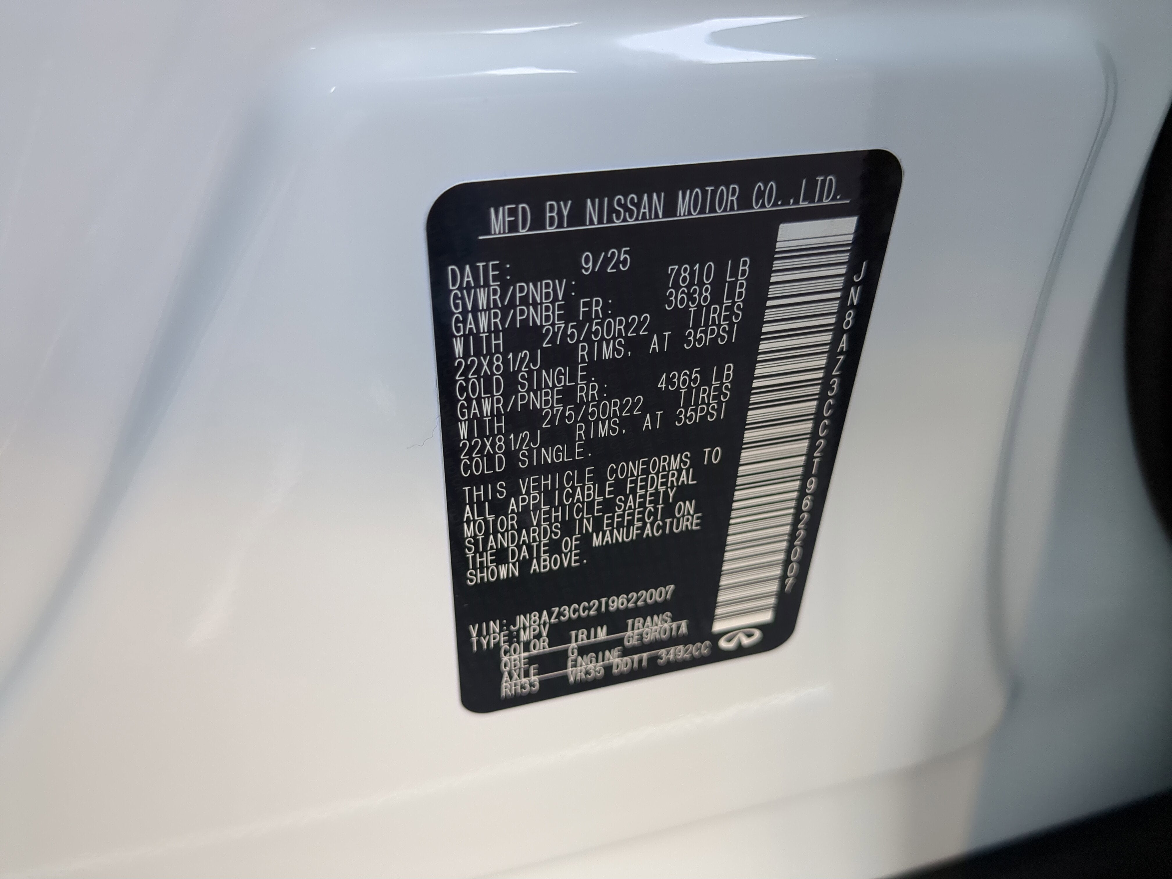 2026 INFINITI QX80 Autograph 4WD