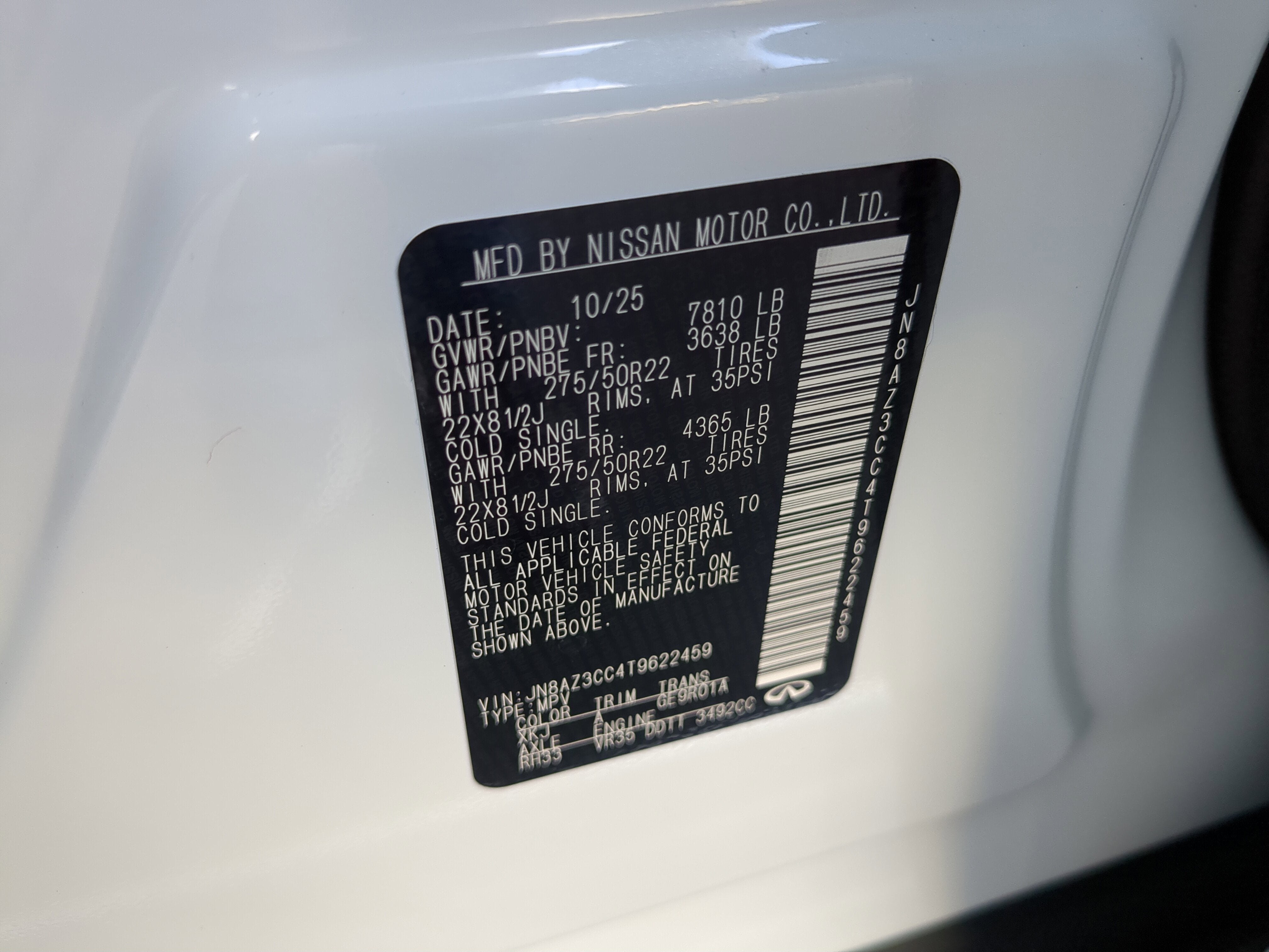 2026 INFINITI QX80 Autograph 4WD