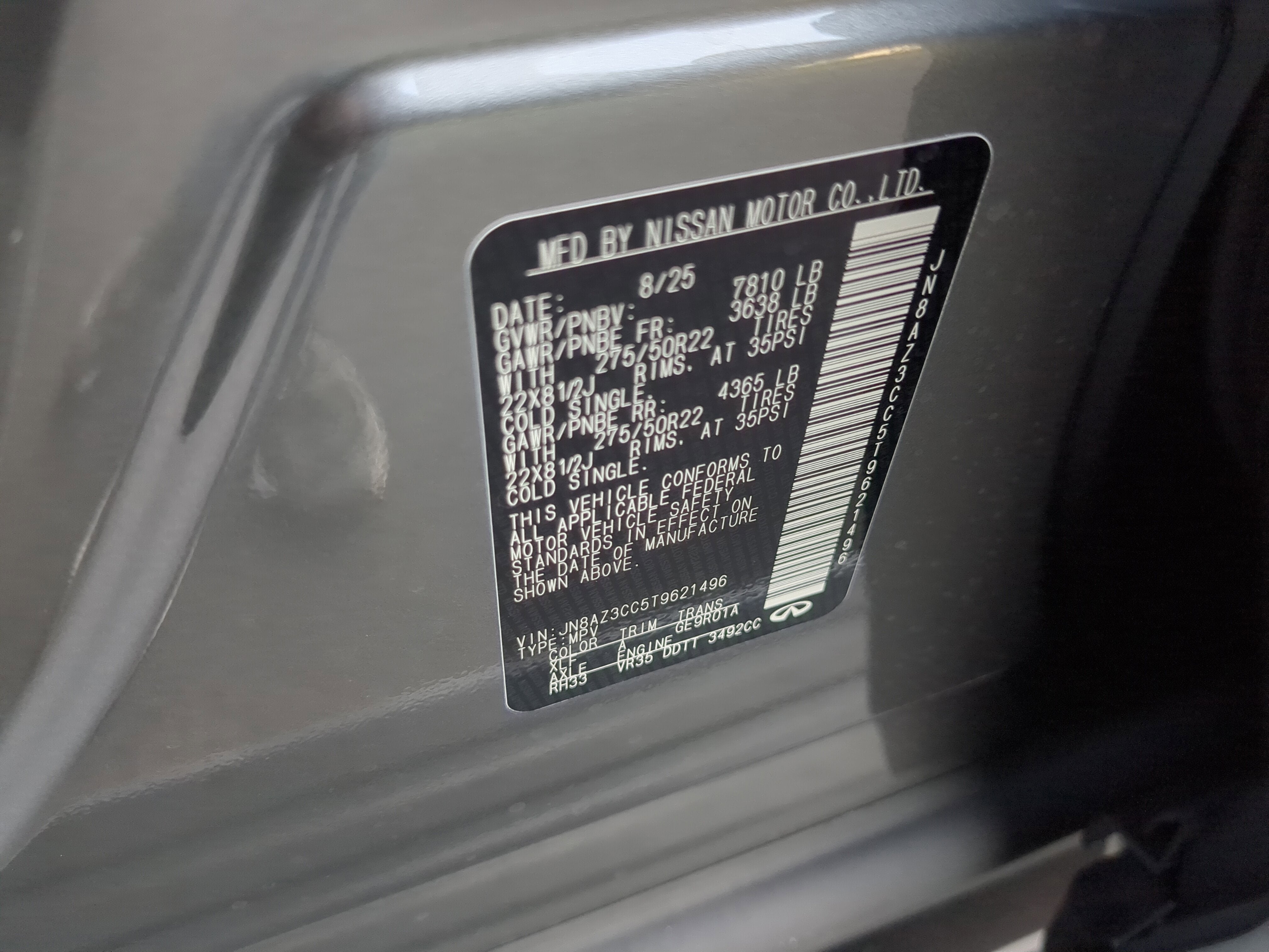 2026 INFINITI QX80 Autograph 4WD