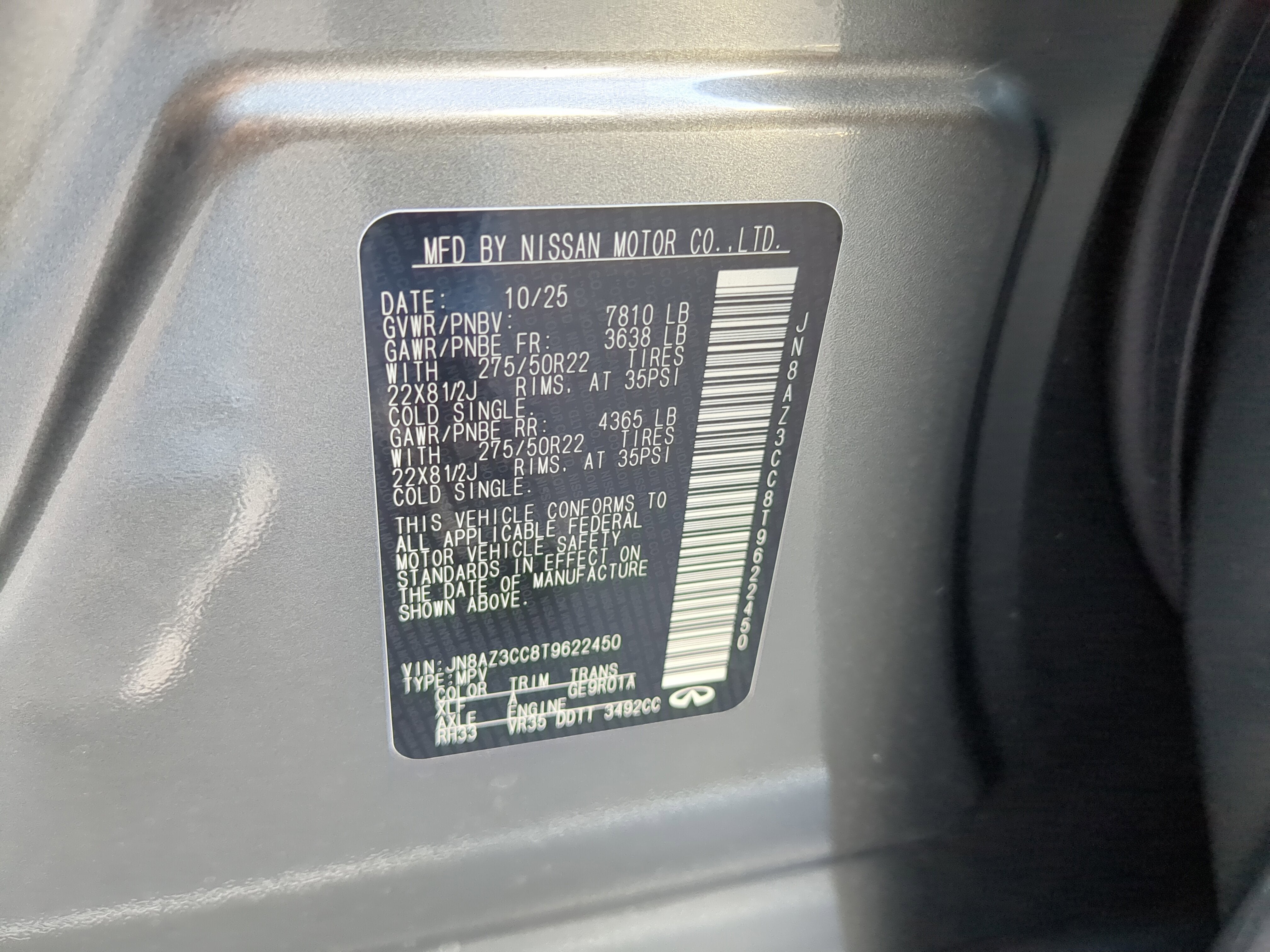 2026 INFINITI QX80 Autograph 4WD