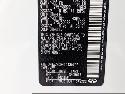 2026 INFINITI QX80 Sport 4WD