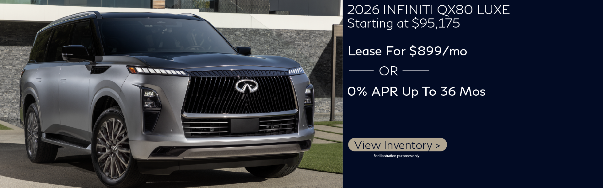 2026 INFINITI QX80 LUXE